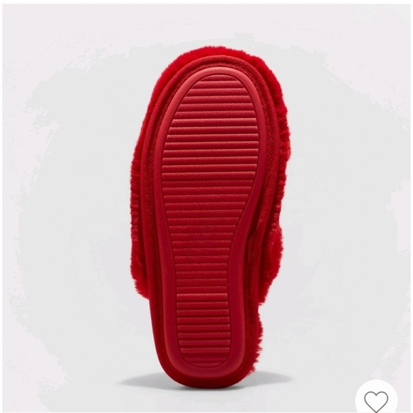 Nwt Women's Emily Puff Scuff Slippers - Stars Above red - Picture 3 of 8